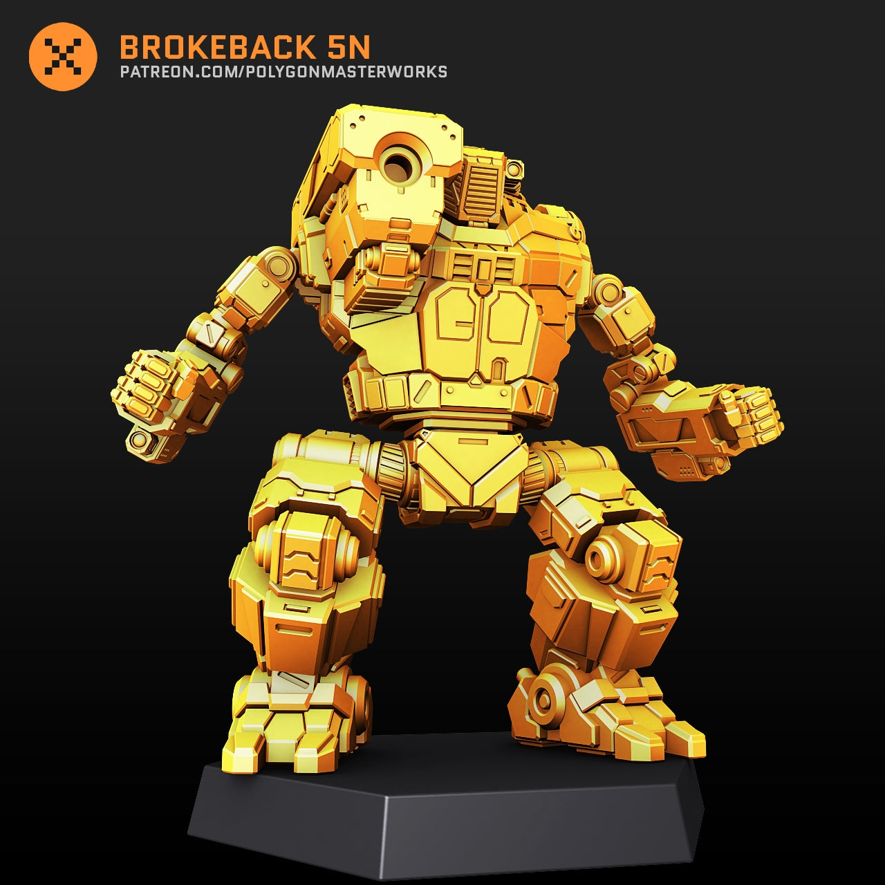 Brokeback 5N (By PMW) Alternate Battletech Mechwarrior Miniatures
