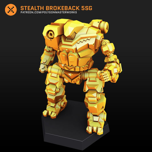 Stealth Brokeback 5SG (By PMW) Alternate Battletech Mechwarrior Miniatures