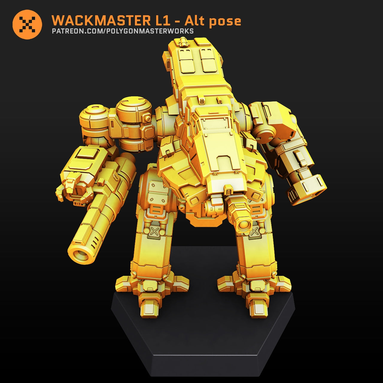 Wackmaster MWO L1 Alt (By PMW) Alternate Battletech Mechwarrior Miniatures