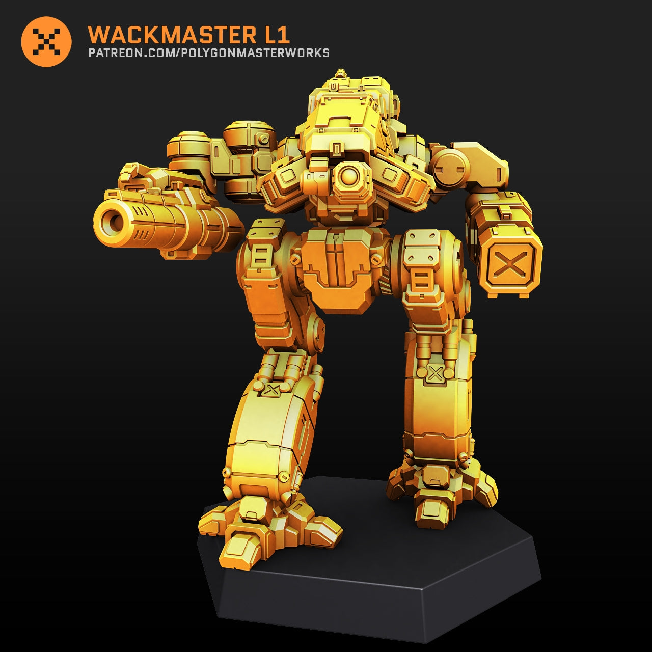 Wackmaster MWO L1 (By PMW) Alternate Battletech Mechwarrior Miniatures
