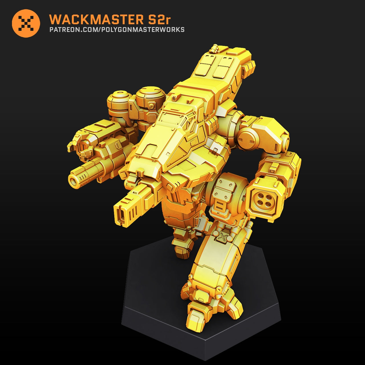 Wackmaster S2r (By PMW) Alternate Battletech Mechwarrior Miniatures