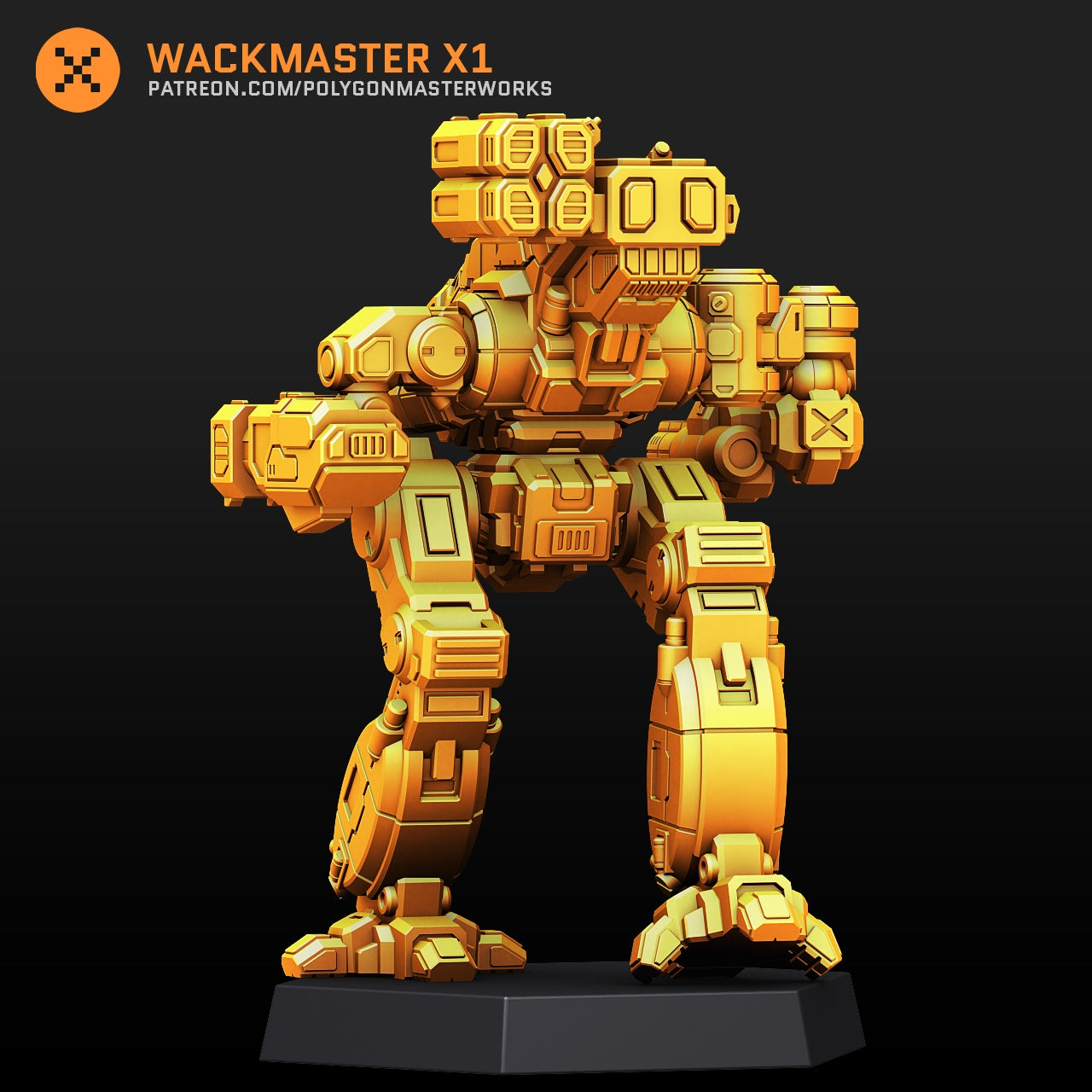 Wackmaster MWO X1 (By PMW) Alternate Battletech Mechwarrior Miniatures
