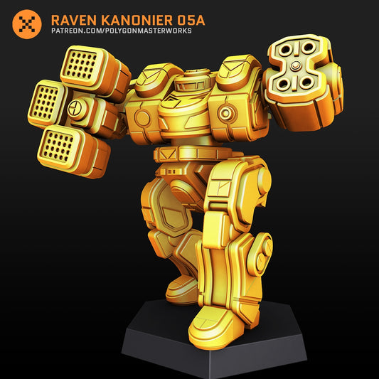 Raven Kanonier 05A (By PMW) Alternate Battletech Mechwarrior Miniatures