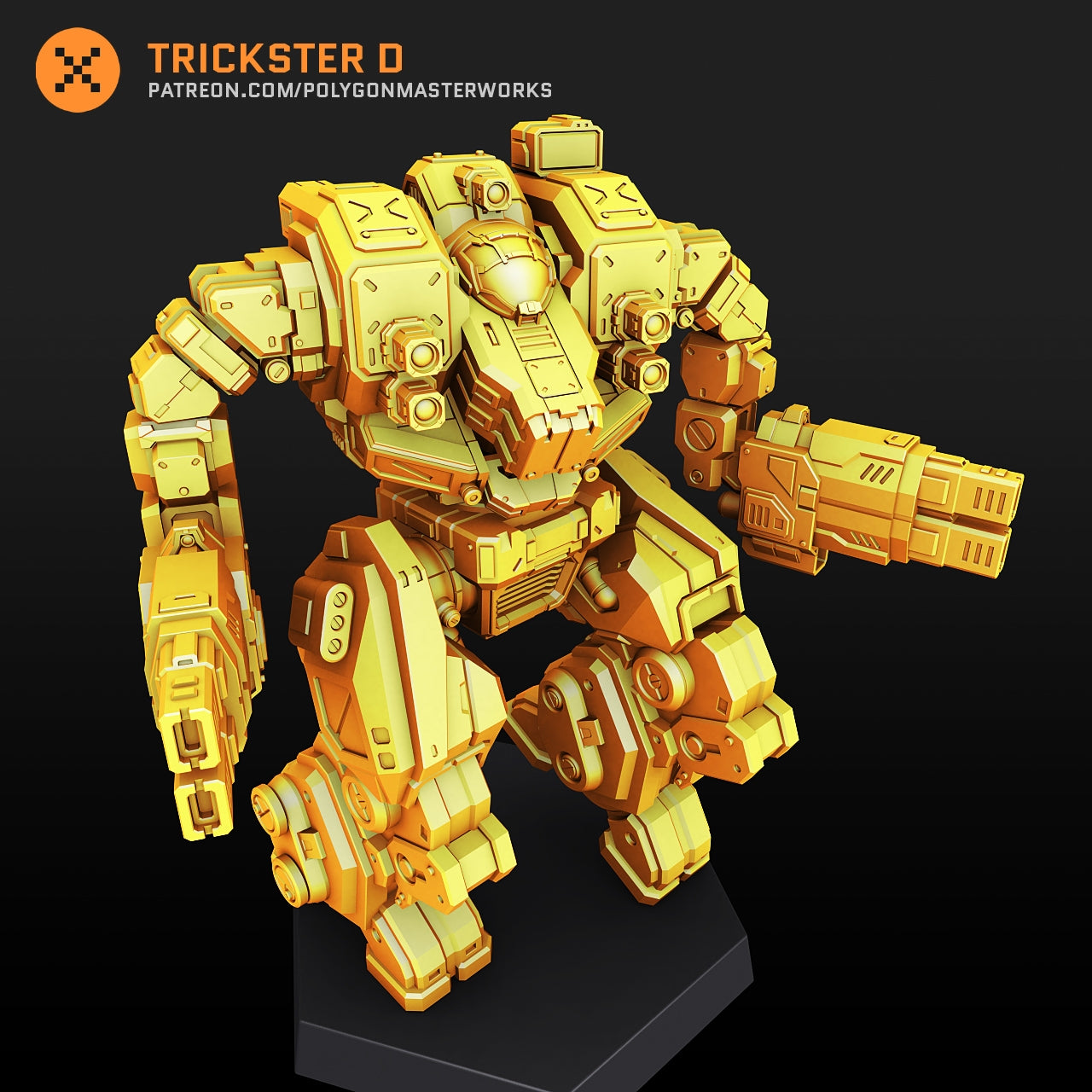 Trickster D (By PMW) Alternate Battletech Mechwarrior Miniatures