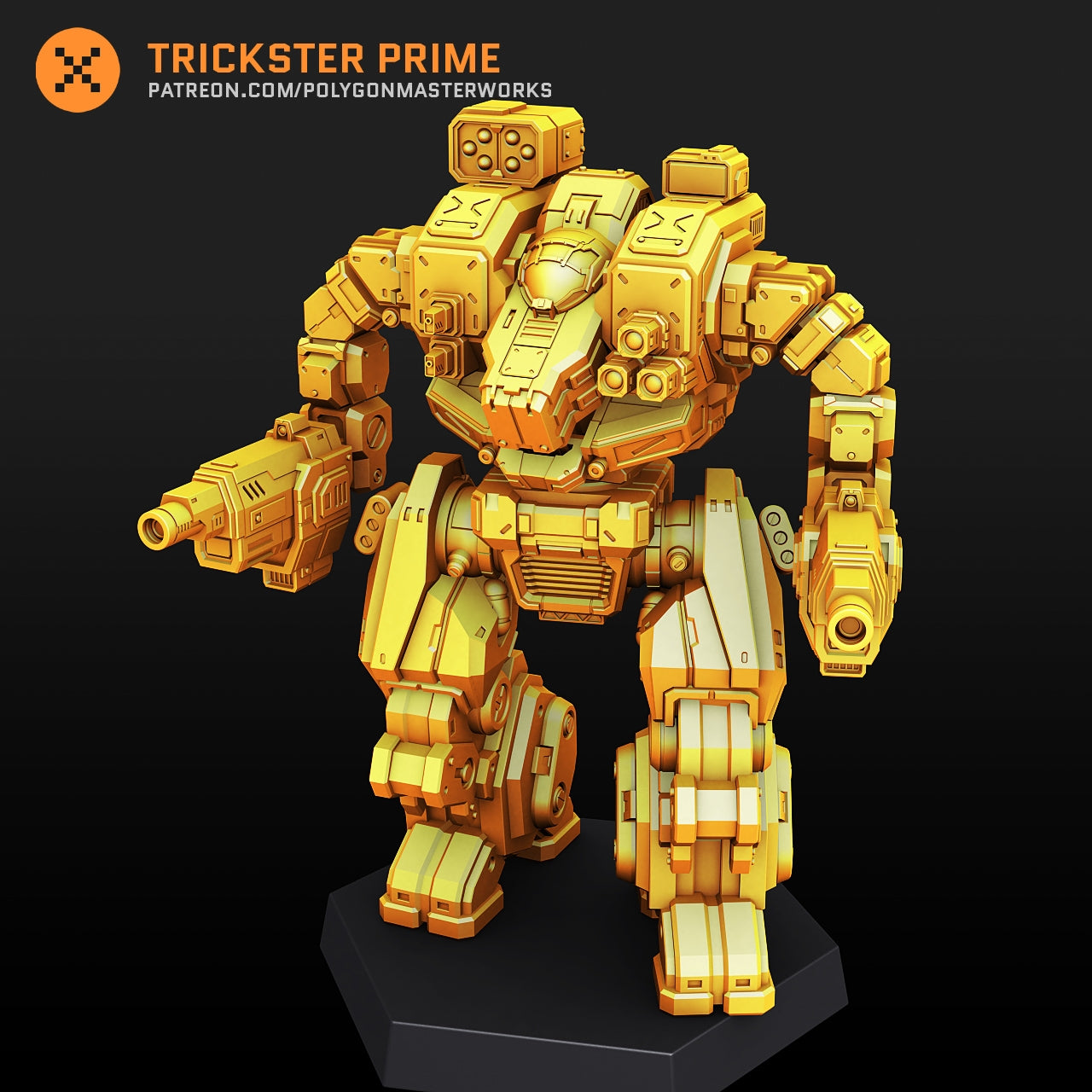 Trickster Prime (By PMW) Alternate Battletech Mechwarrior Miniatures