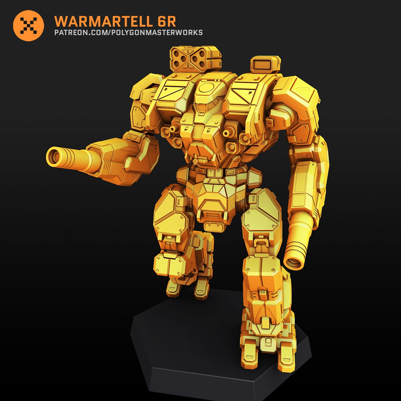Warmartell 6R (By PMW) Alternate Battletech Mechwarrior Miniatures