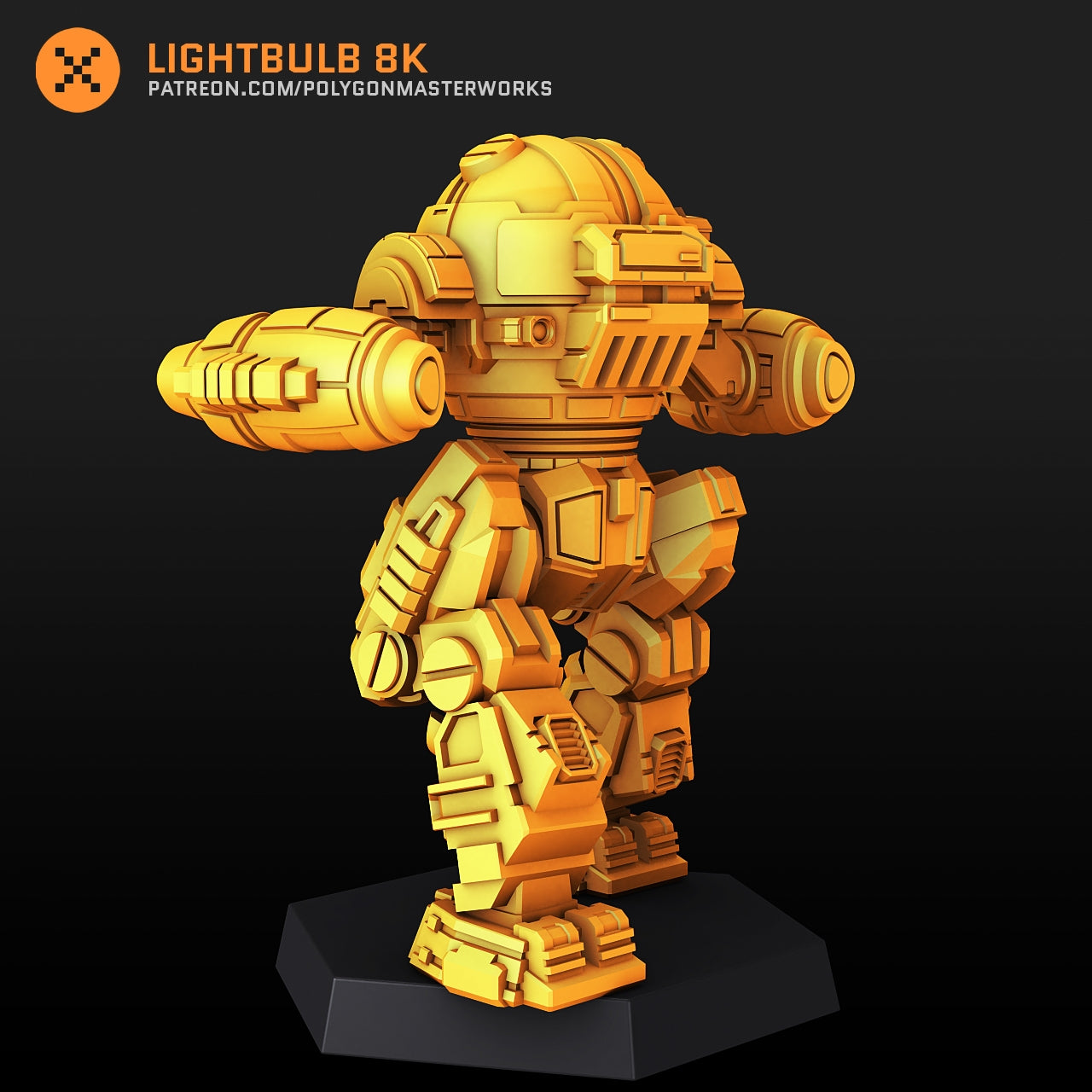Lightbulb 8K (By PMW) Alternate Battletech Mechwarrior Miniatures