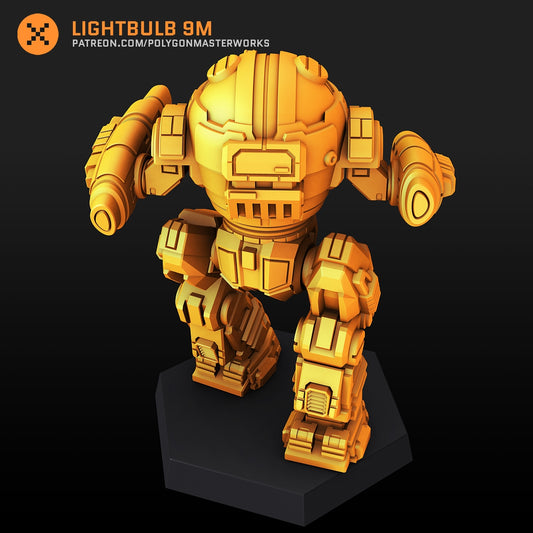 Lightbulb 9M (By PMW) Alternate Battletech Mechwarrior Miniatures