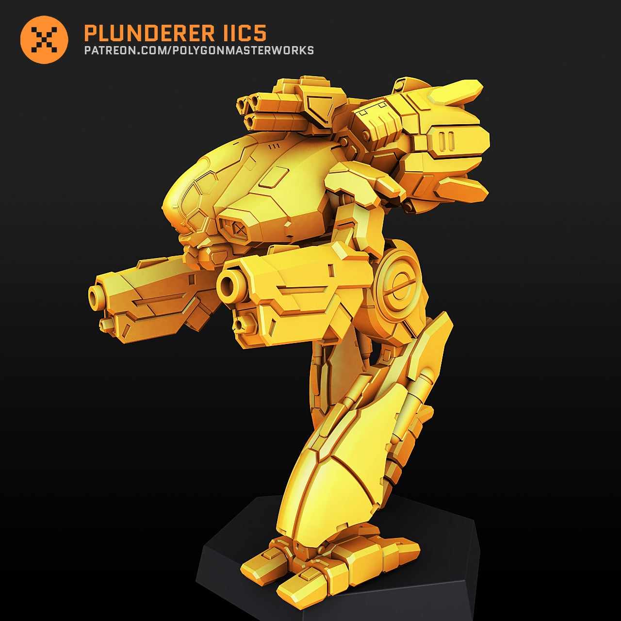 Plunderer IIC5 (By PMW) Alternate Battletech Mechwarrior Miniatures