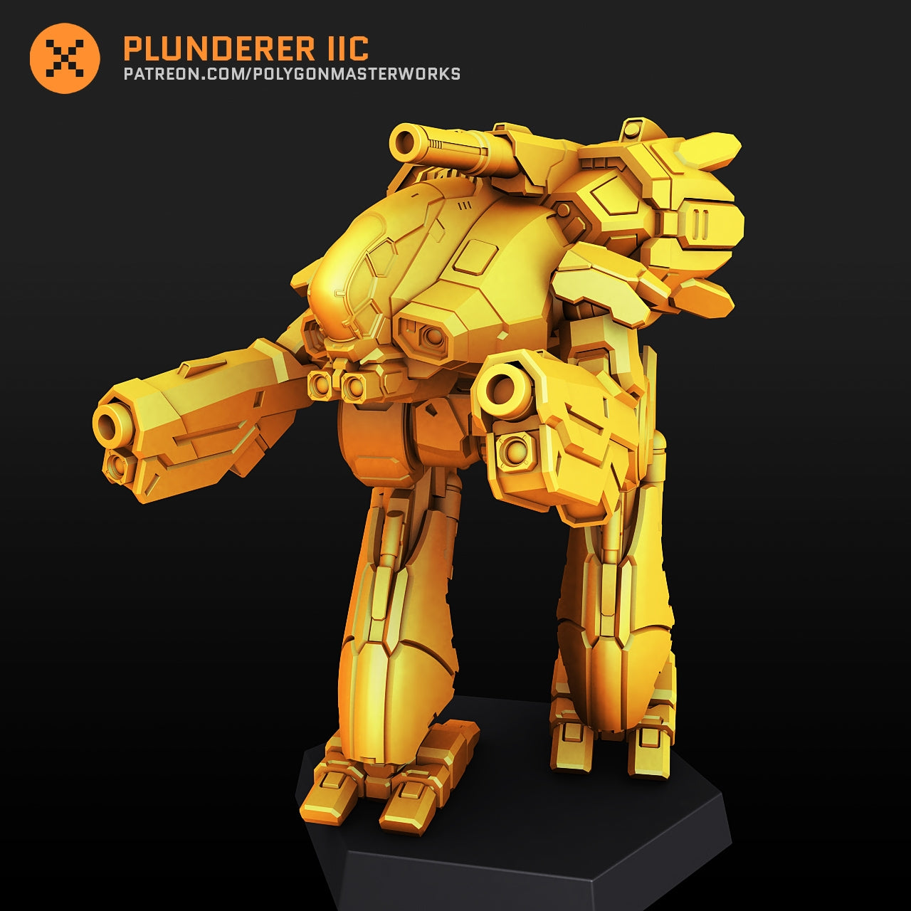 Plunderer IIC (By PMW) Alternate Battletech Mechwarrior Miniatures