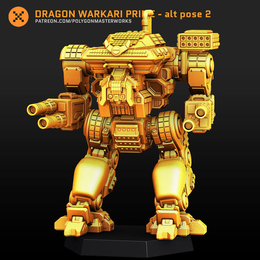 Dragon Wakari Prime Alt 2 (By PMW) Alternate Battletech Mechwarrior Miniatures