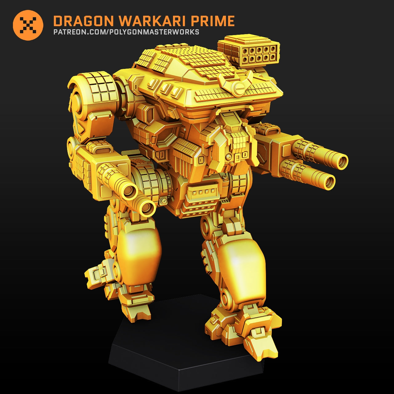 Dragon Wakari Prime (By PMW) Alternate Battletech Mechwarrior Miniatures