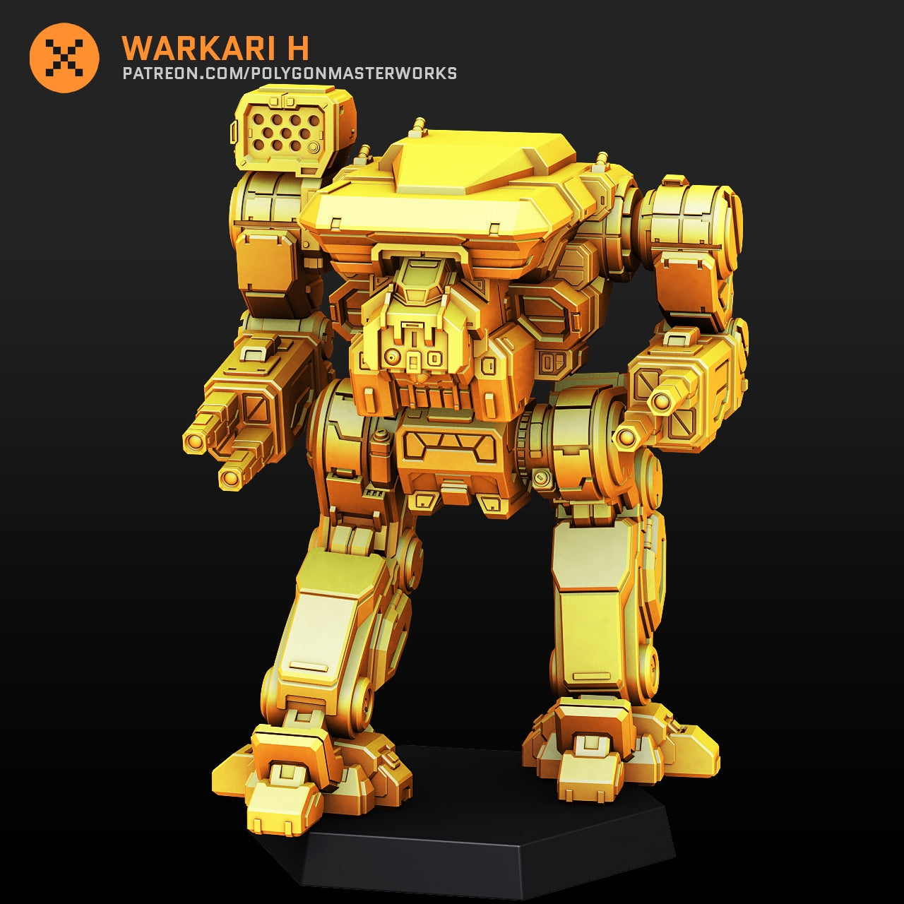 Dragon Warmartell 8K (PMW) - Miniatura Alternativa Per Battletech Mechwarrior - Foto 2