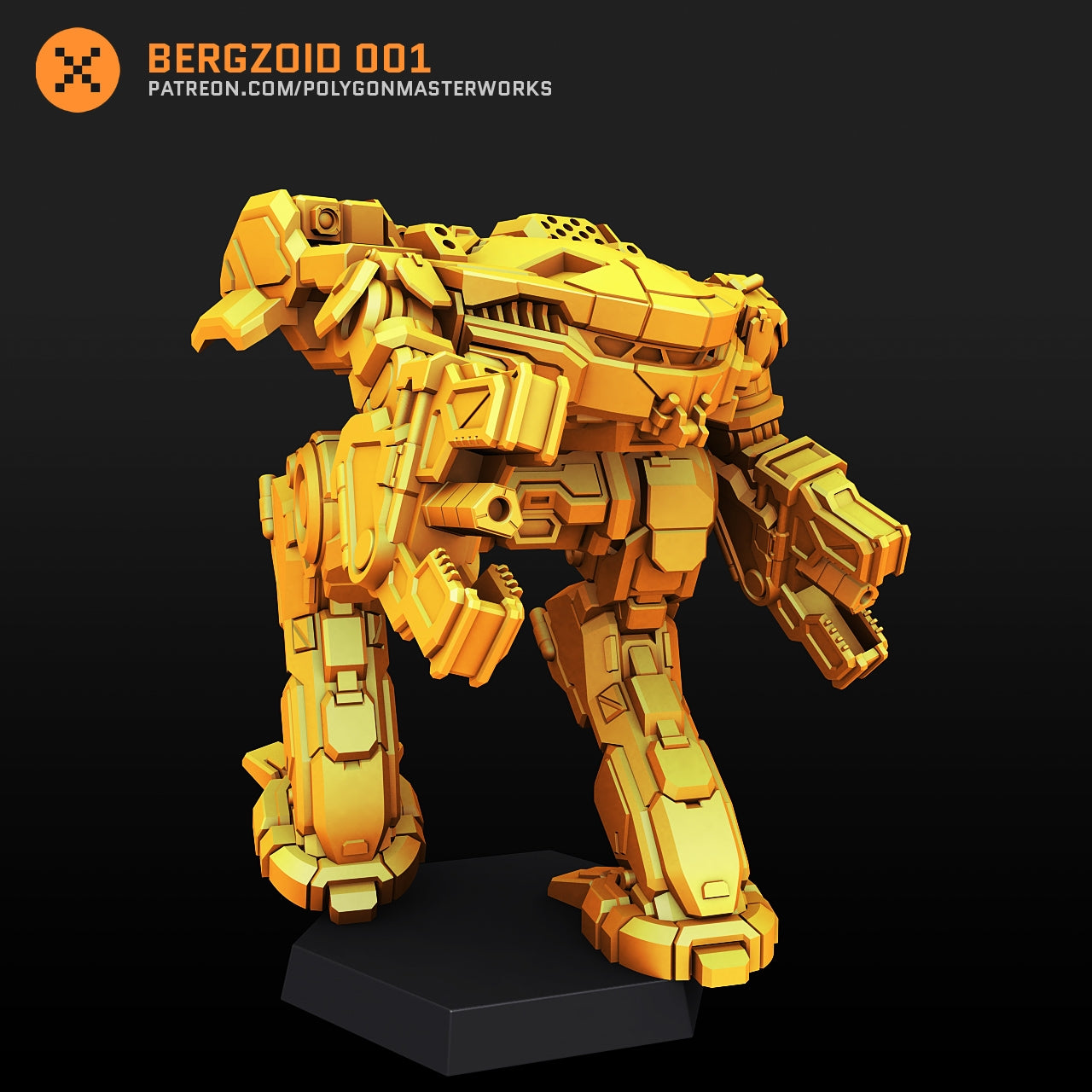 Bergzoid 001 (By PMW) Alternate Battletech Mechwarrior Miniatures