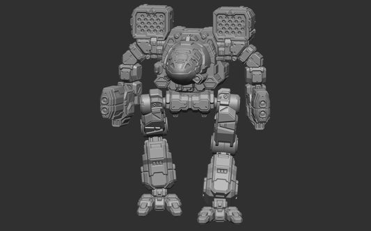 Splinter Wulf Prime Alt - Alternate Battletech Mechwarrior Miniatures