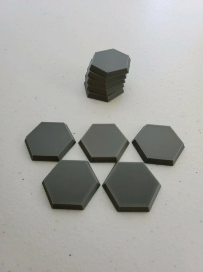 Battletech Tabletop Gaming Hex Bases x10