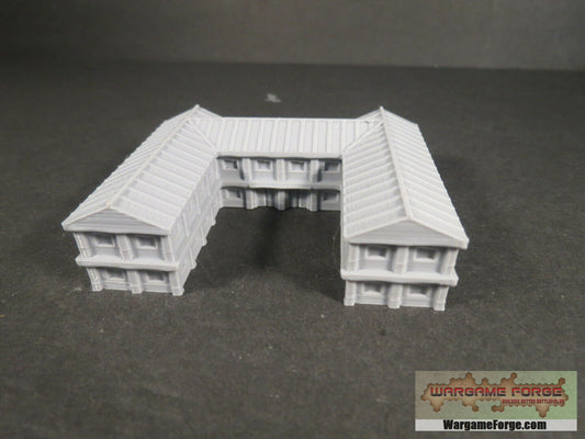 Military Barracks - Tabletop Wargame Terrain Battletech Warhammer